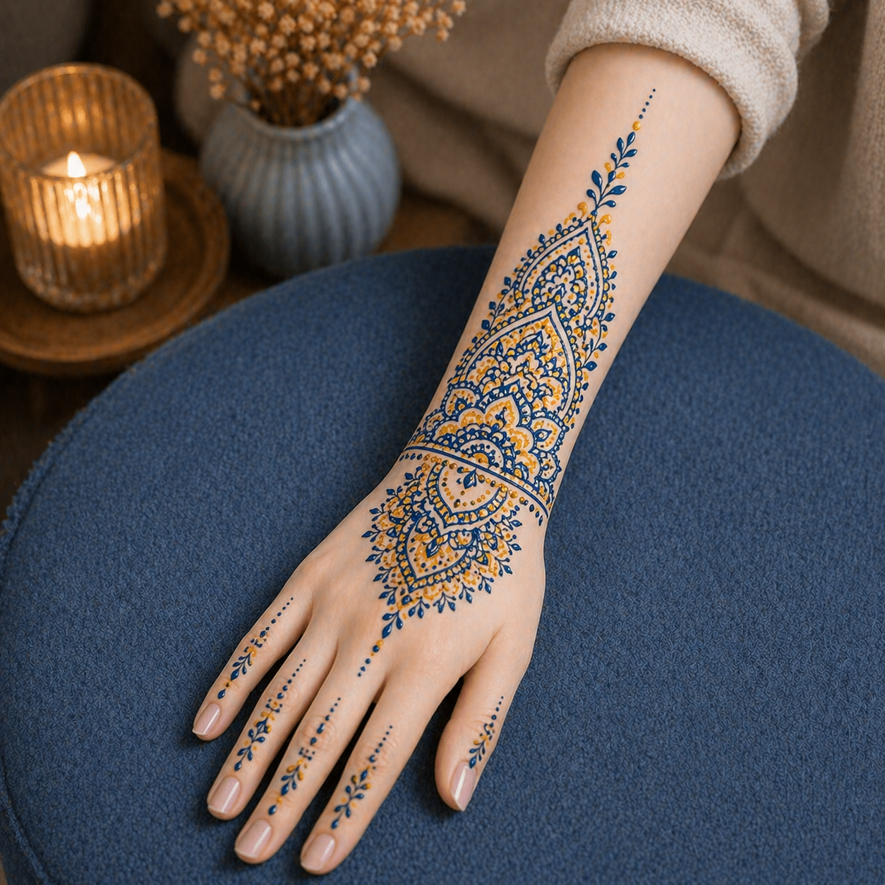 One hand – up to the forearm (full design)